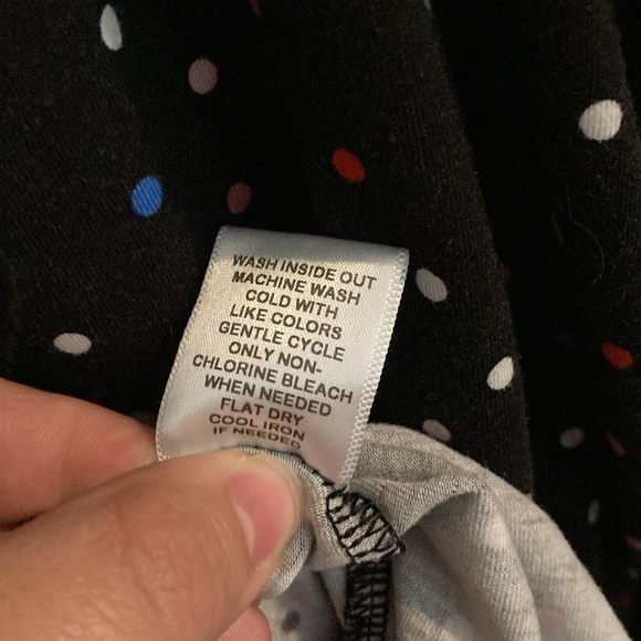 Elle women’s black multicolor polka dot dress - Picture 12 of 12